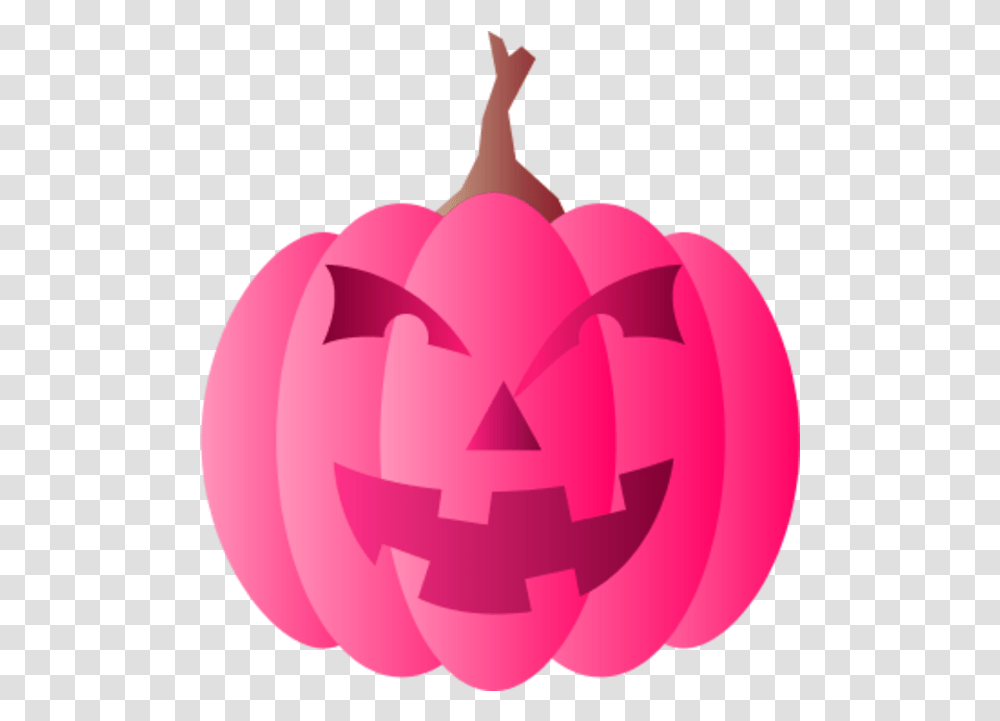Download Pink Pumpkin Clipart Halloween Clipart Pink Pink Pumpkins Clip Art, Plant, Food, Fruit, Vegetable Transparent Png