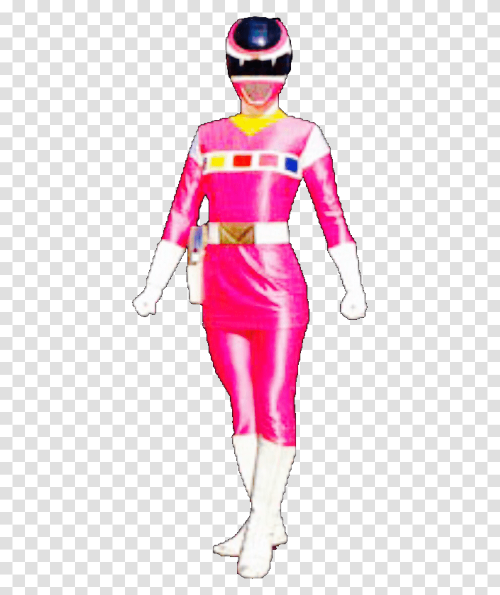 Download Pink Ranger Power Rangers In Space Image Power Rangers In Space Gold Ranger, Person, Helmet, Clothing, Costume Transparent Png