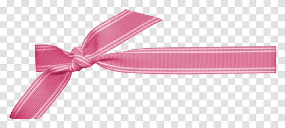 Download Pink Ribbon Real Ribbon Pink, Clothing, Apparel, Hat, Sash Transparent Png
