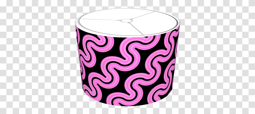 Download Pink Wavy Lines Lampshade Image With No Bangle, Pattern, Rug, Towel, Tissue Transparent Png