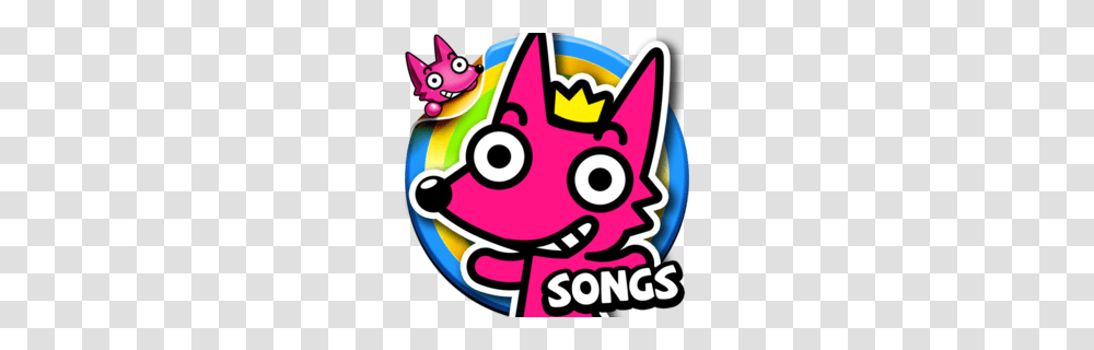 Download Pinkfong Songs Stories App Clipart Pinkfong Song, Label, Sticker Transparent Png