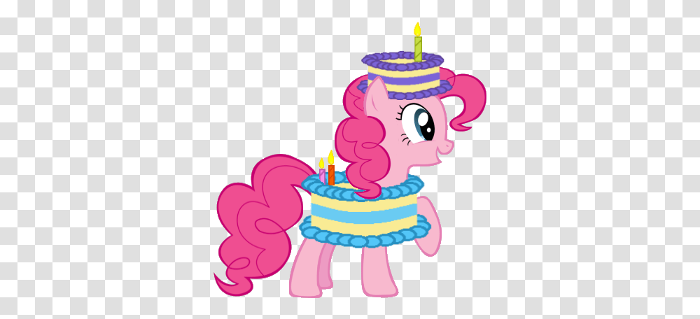 Download Pinkie Pie Party Clipart 320 Free My Little Pony Birthday Pinkie Pie, Birthday Cake, Dessert, Food, Sweets Transparent Png