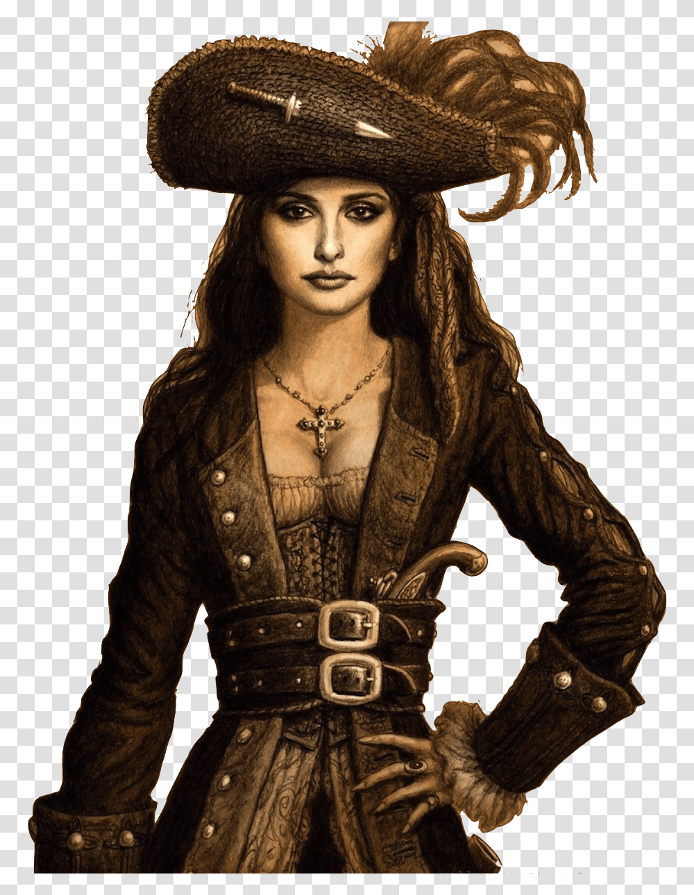 Download Pirate Image For Free Anne Bonny Pirates Of The Caribbean, Clothing, Apparel, Hat, Person Transparent Png
