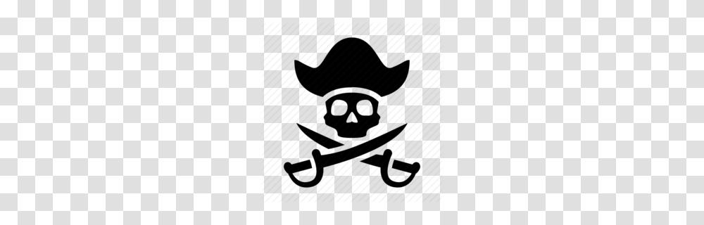 Download Pirate Skull Icon Clipart Jolly Roger Pirate Computer, Emblem, Weapon, Weaponry Transparent Png