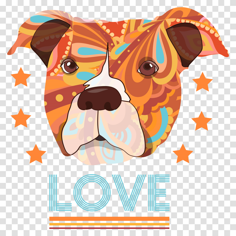 Download Pitbull Love Design Pit Bull Love, Poster, Mammal, Animal, Pet Transparent Png