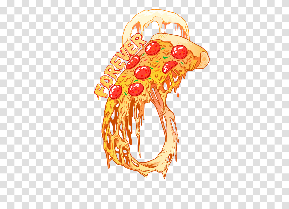 Download Pizza Aliens Google Search Logo De Tumblr, Food, Text, Spaghetti, Pasta Transparent Png