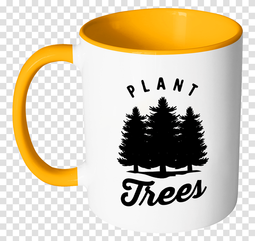 Download Plant Trees Mug Design Image With No Mugs Design, Coffee Cup, Lamp, Soil Transparent Png