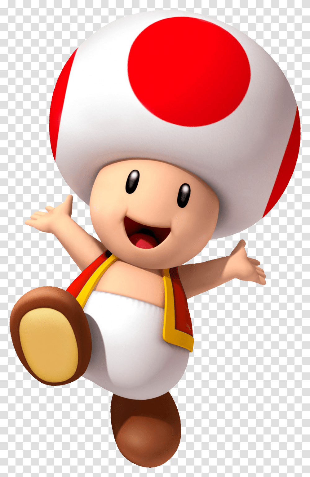 Download Play Toad Football Mario Super Odyssey Hq Image Red Toad Super Mario, Toy, Doll, Figurine, Elf Transparent Png