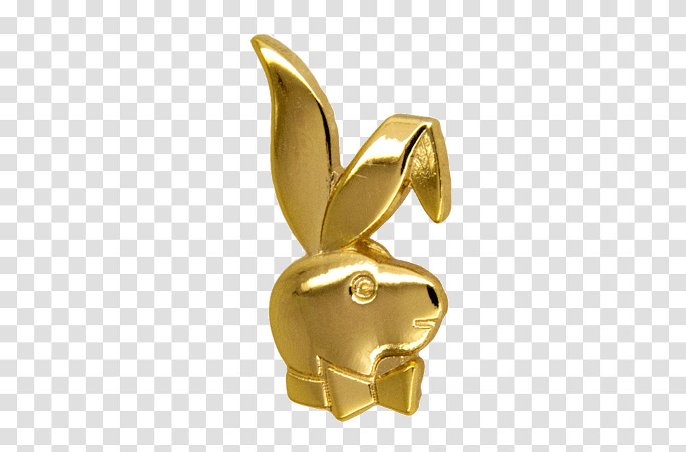 Download Playboy Bunny Pin Gold Brass, Pendant, Treasure Transparent Png