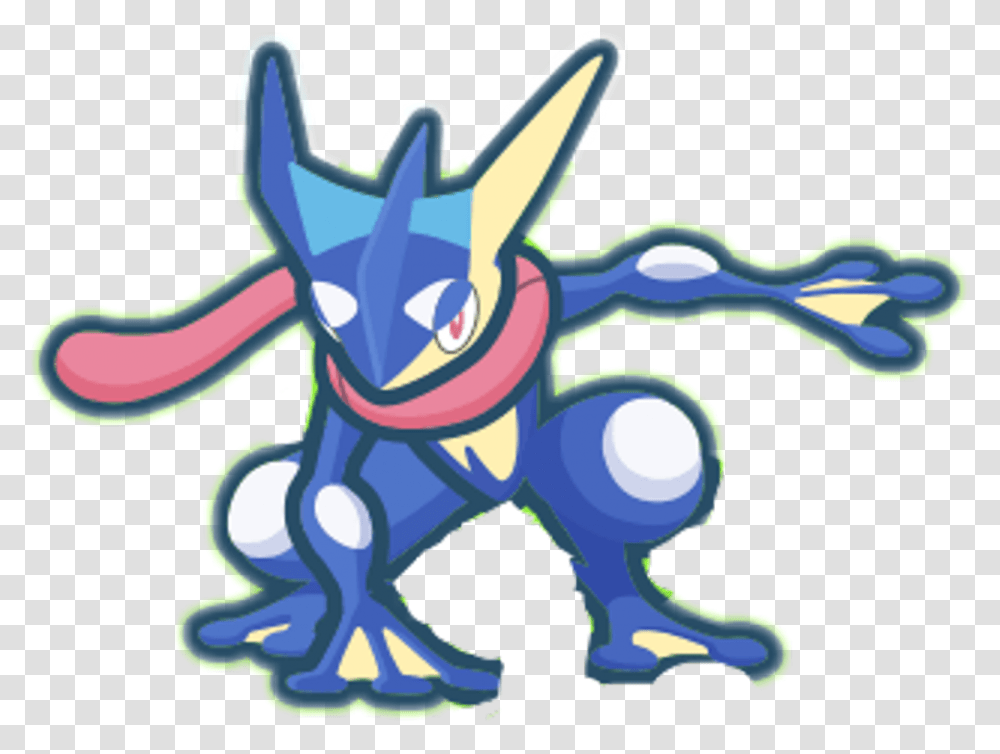 Download Pokemon Greninja Pokemongofreetoedit Cartoon Greninja Cartoon, Statue, Sculpture, Crowd, Graphics Transparent Png