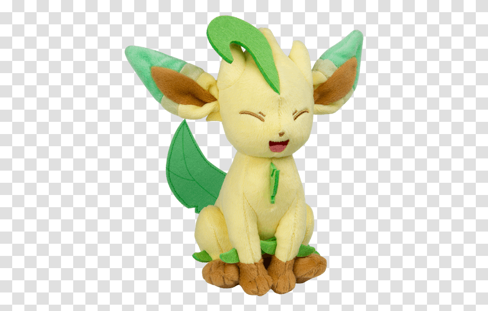 Download Pokemon Leafeon Plush Image With No Background Leafeon Plush, Figurine Transparent Png