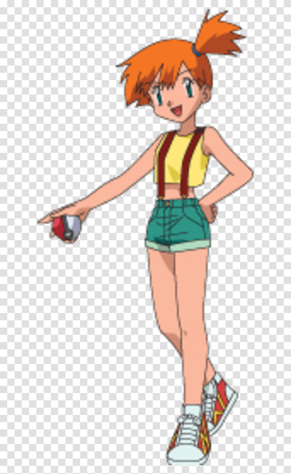 Download Pokemon Misty Pokemon Misty, Clothing, Person, Arm, Costume Transparent Png