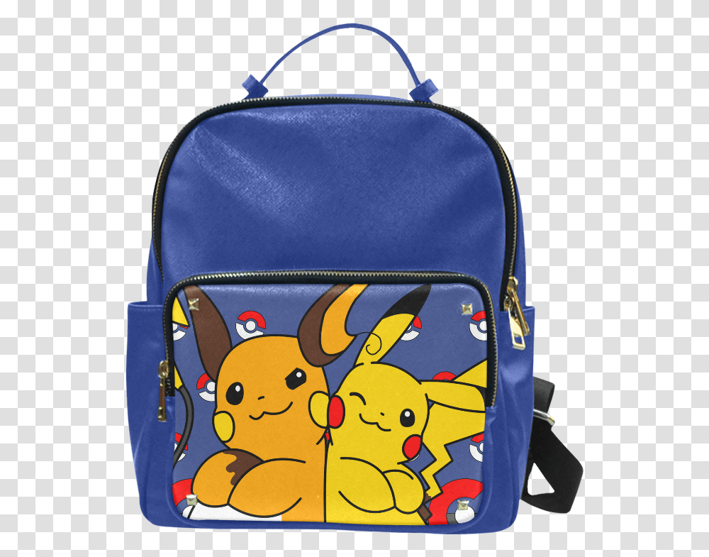 Download Pokemon Pikachu Print Leather Hiking Equipment, Backpack, Bag, Handbag, Accessories Transparent Png
