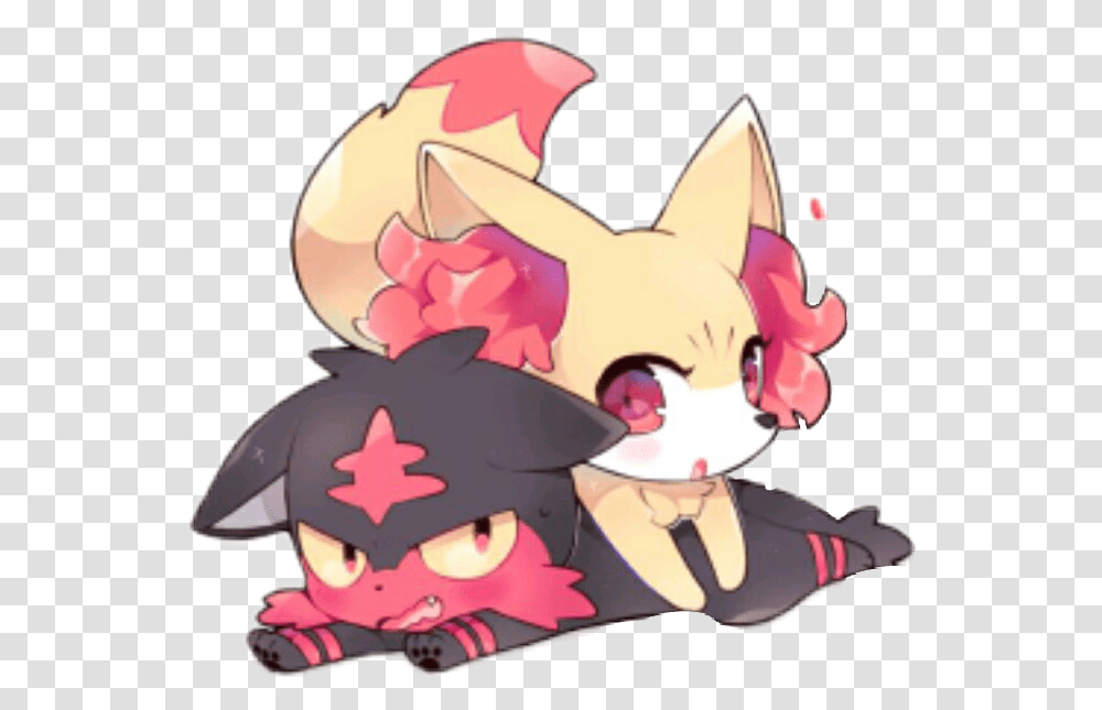 Download Pokemon Pokemonfire Litten Fennekin And Litten, Pet, Animal, Helmet, Clothing Transparent Png