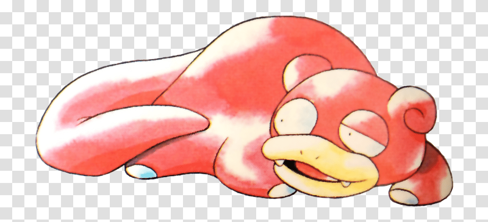 Download Pokemon Slowpoke Original Art, Hand, Mouth, Heel, Wrist Transparent Png