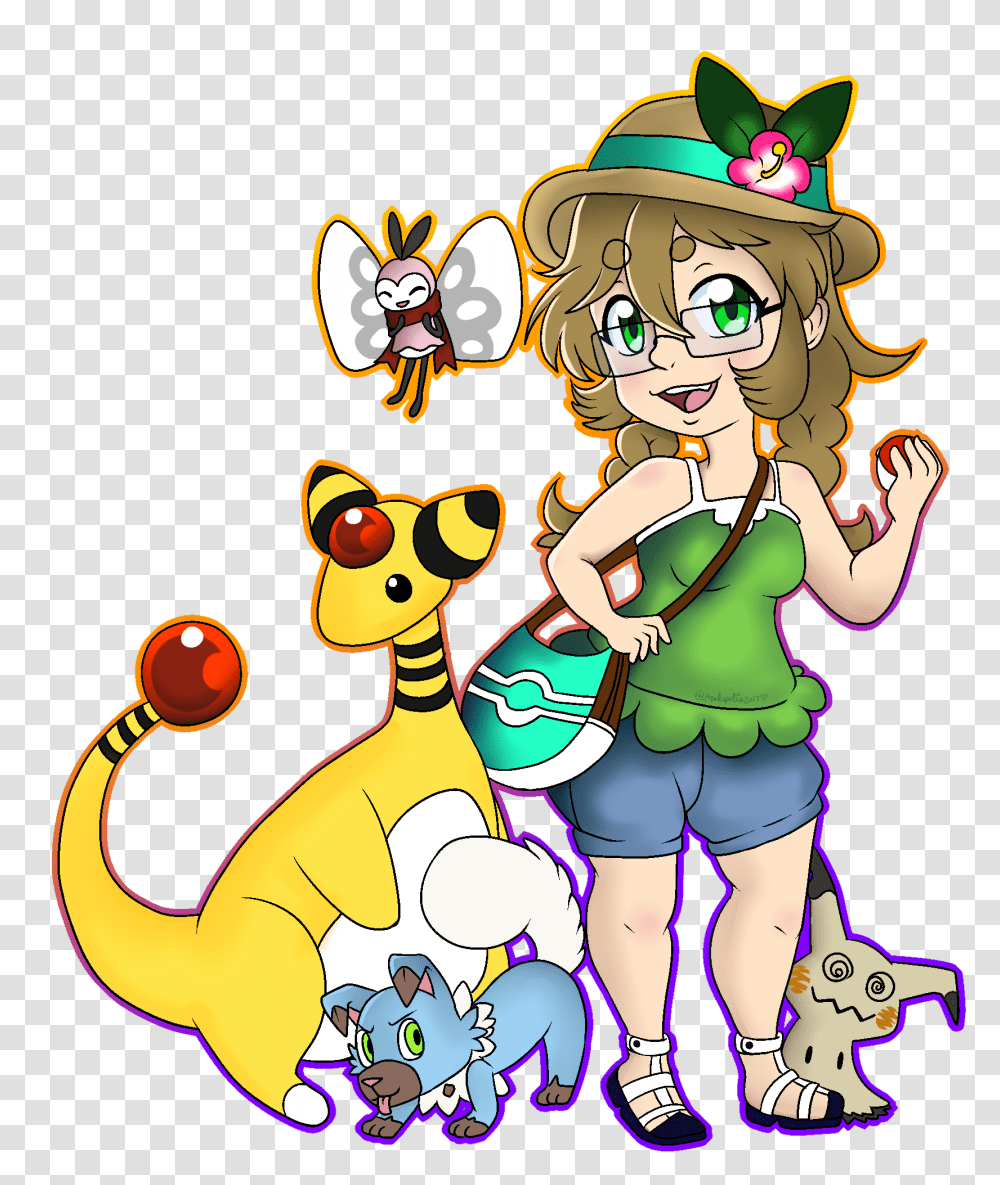 Download Pokemon Sun Moon Full Size Image Pngkit Cartoon, Clothing, Apparel, Party Hat, Leisure Activities Transparent Png