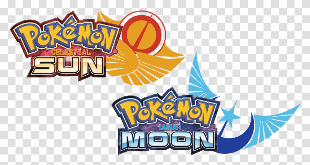 Download Pokemon Sun Moon Pokemon Sun Moon Logos, Amusement Park, Theme Park, Pac Man, Outdoors Transparent Png