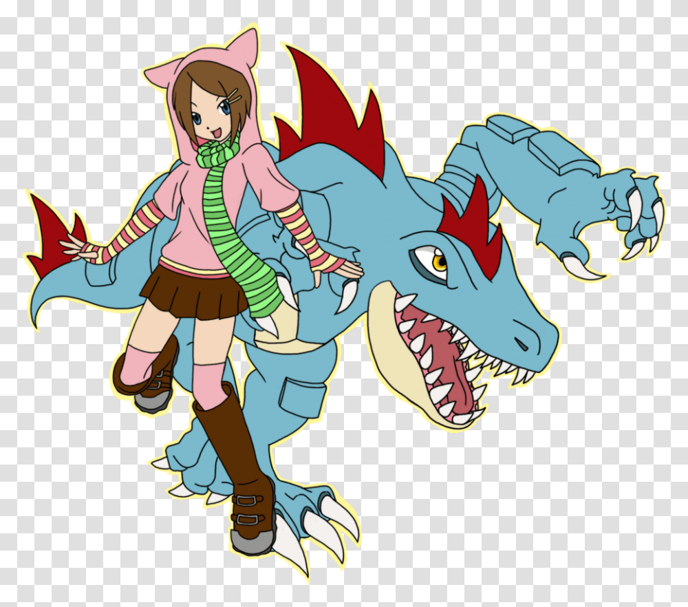 Download Pokemon Trainer And Feraligatr Dragon, Person, Human Transparent Png