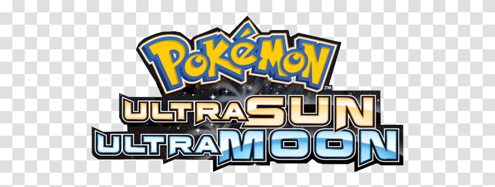 Download Pokemon Ultra Sun Logo Pokmon Ultra Sun And Ultra Moon Logo, Outdoors, Pac Man, Nature, Crowd Transparent Png