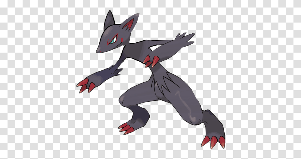 Download Pokemon Zoroark Image With Pokemon Drawings Very Very Hard, Animal, Mammal, Hook, Person Transparent Png