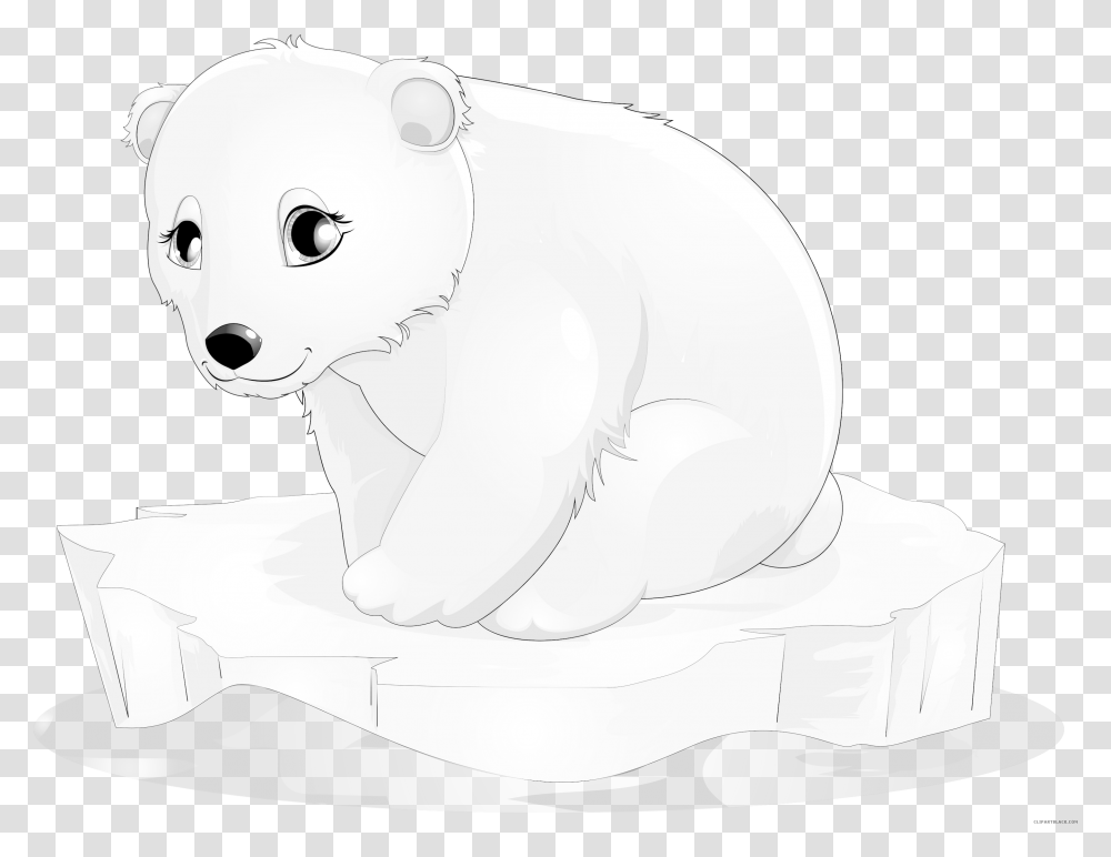 Download Polar Bear Clipart Polar Bear Cartoon, Wildlife, Animal, Mammal, Baseball Cap Transparent Png