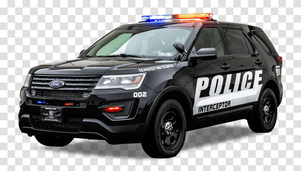 Download Police Car Full Size Image Pngkit Usa Police Ford Suv, Vehicle, Transportation, Automobile, Wheel Transparent Png