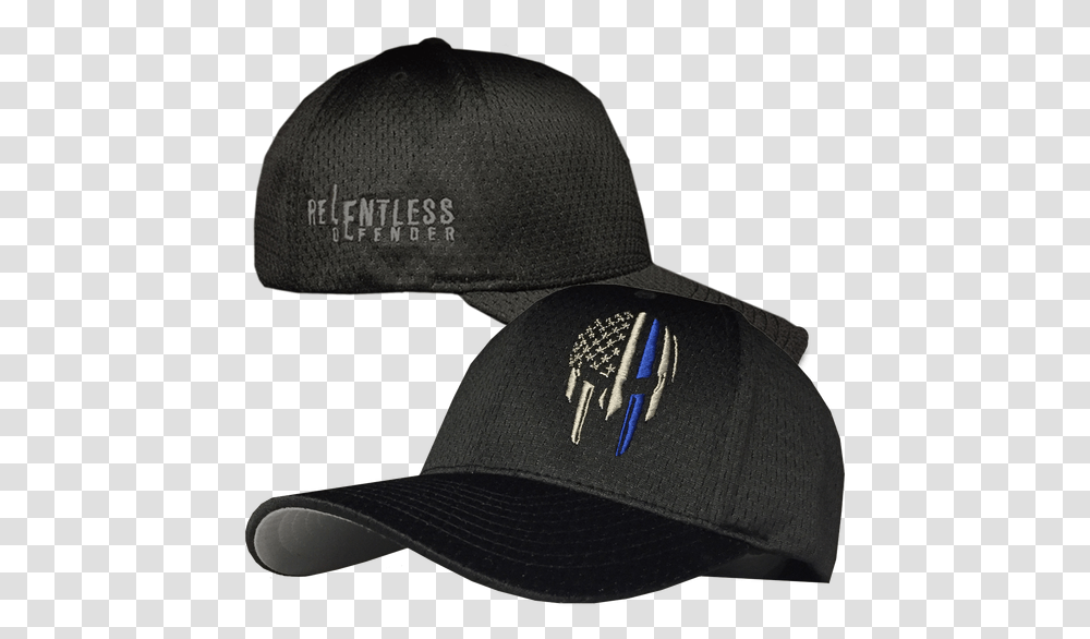 Download Police Hat Thin Blue Line Gladiator Baseball Cap, Clothing, Apparel, Cushion Transparent Png