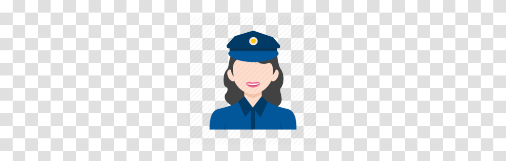 Download Police Woman Icon Clipart Police Officer Computer, Snowman, Military Uniform, Postage Stamp Transparent Png