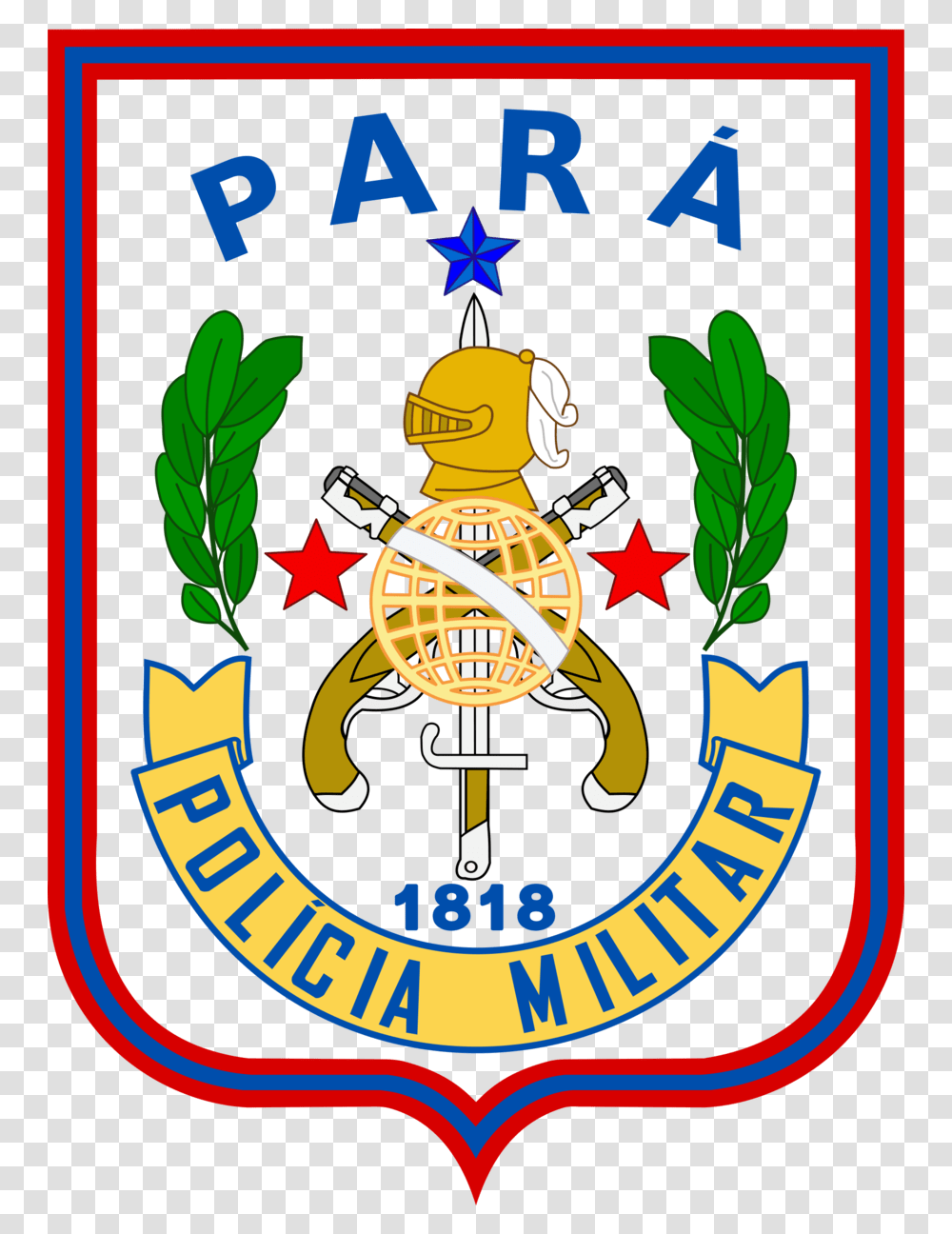 Download Policia Militar Do Clipart Military Police, Poster, Advertisement, Emblem Transparent Png