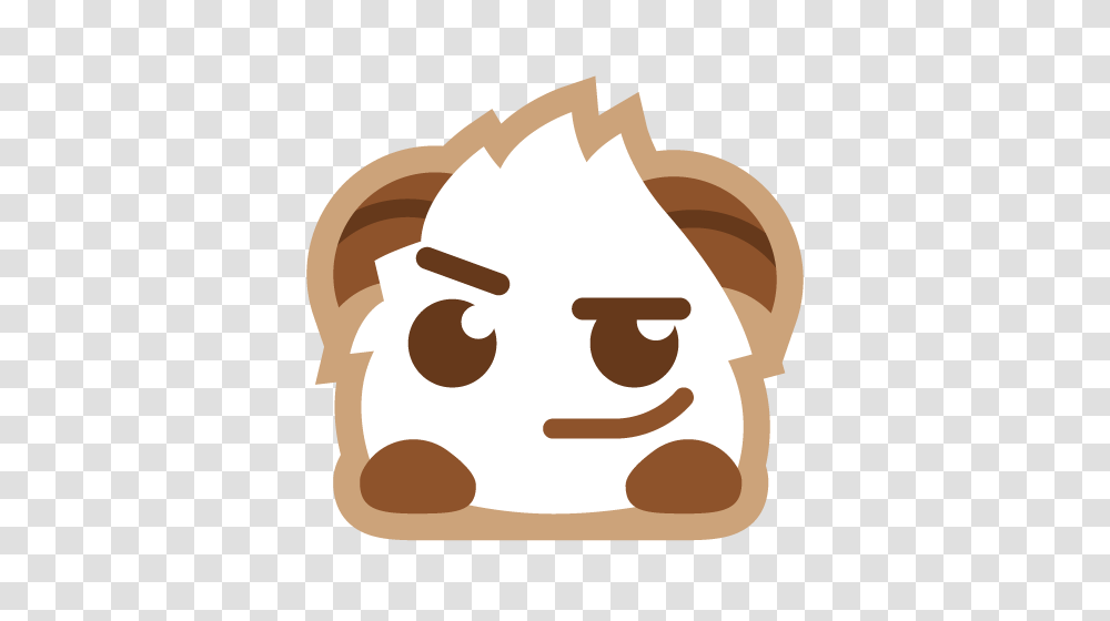 Download Poro Emoji League Of Legends Discord, Food, Bread, Cracker, Toast Transparent Png