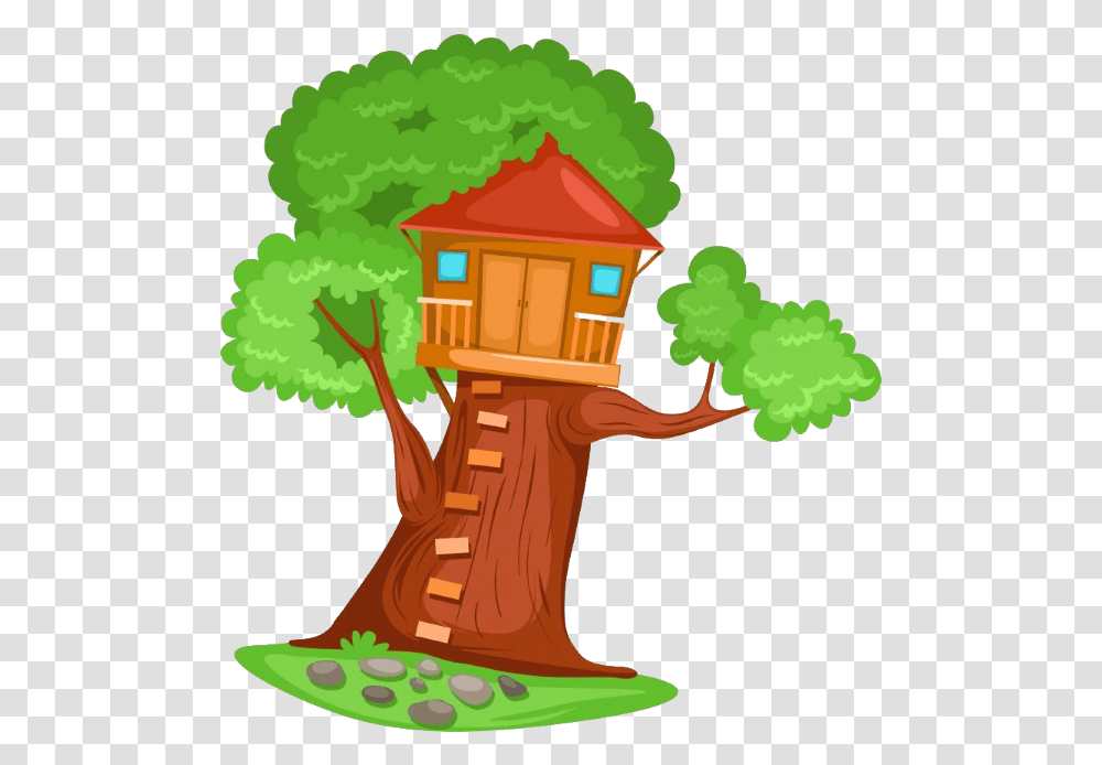 Download Portable House Tree Graphics Responsive Cartoon Treehouse, Outdoors, Nature, Architecture, Building Transparent Png