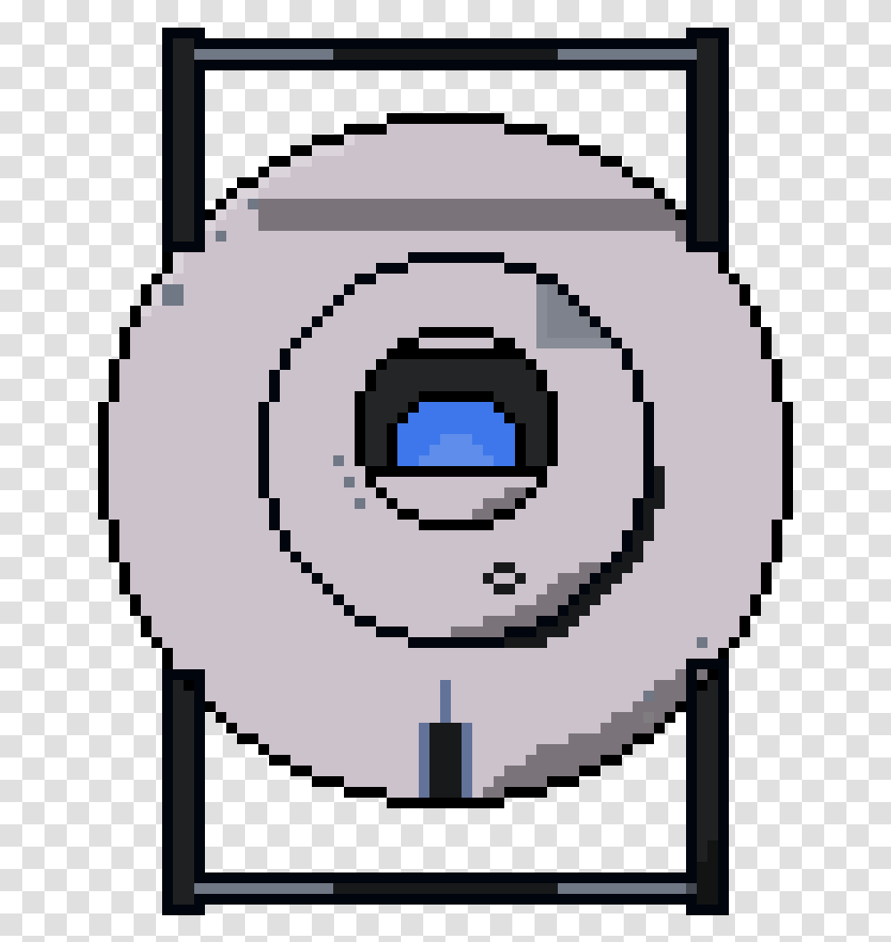Download Portal 2 Wheatley Large Minecraft Circle Guide, Electronics, Camera, Machine, Graphics Transparent Png