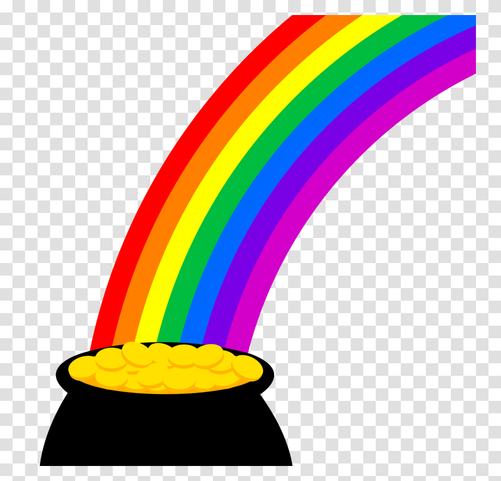 Download Pot Of Gold Clipart Gold Clip Art Rainbow Clipart Free, Light, Lamp, Screen Transparent Png