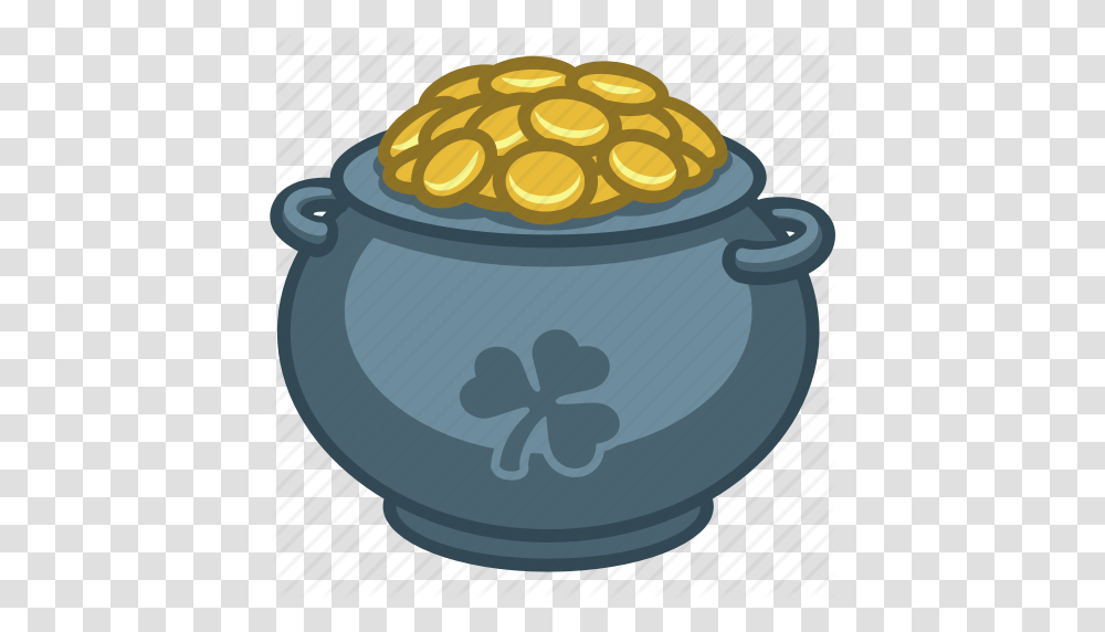 Download Pot Of Gold Emoji Clipart Computer Icons Clip Art, Bowl, Birthday Cake, Food, Dutch Oven Transparent Png