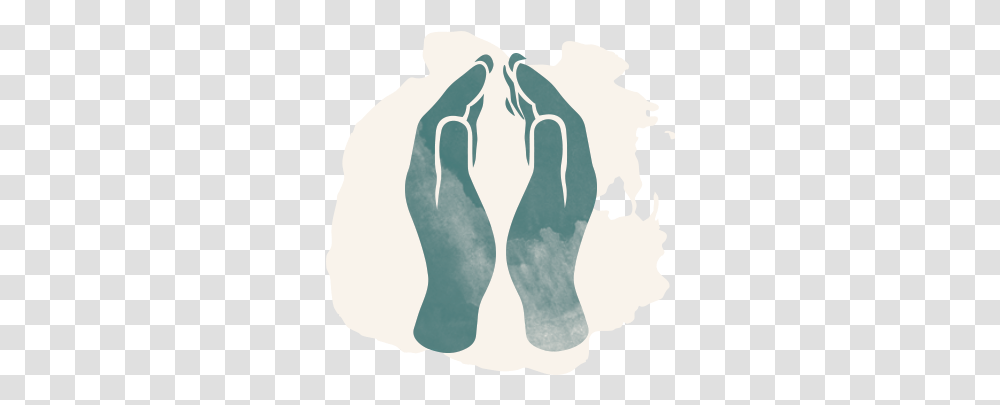 Download Prayer Image With No Illustration, Hand, Heel, Footprint Transparent Png