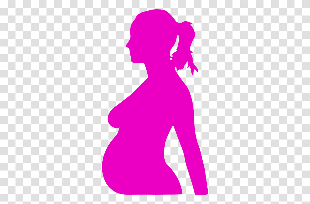 Download Pregnancy Silhouette Clipart, Back, Apparel Transparent Png