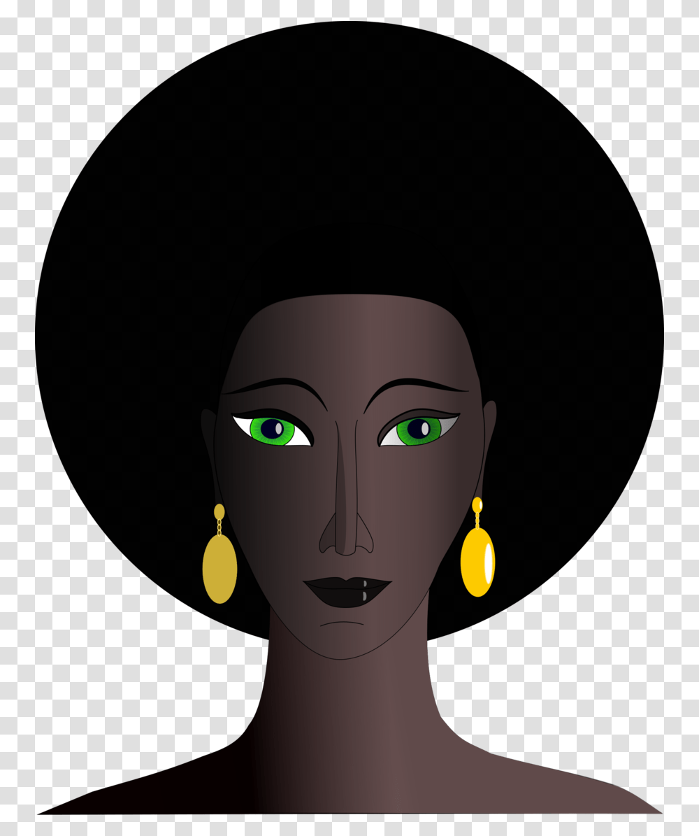 Download Pretty Black Woman Clipart Clip Art Clipart Free Download, Face, Accessories, Accessory, Jewelry Transparent Png