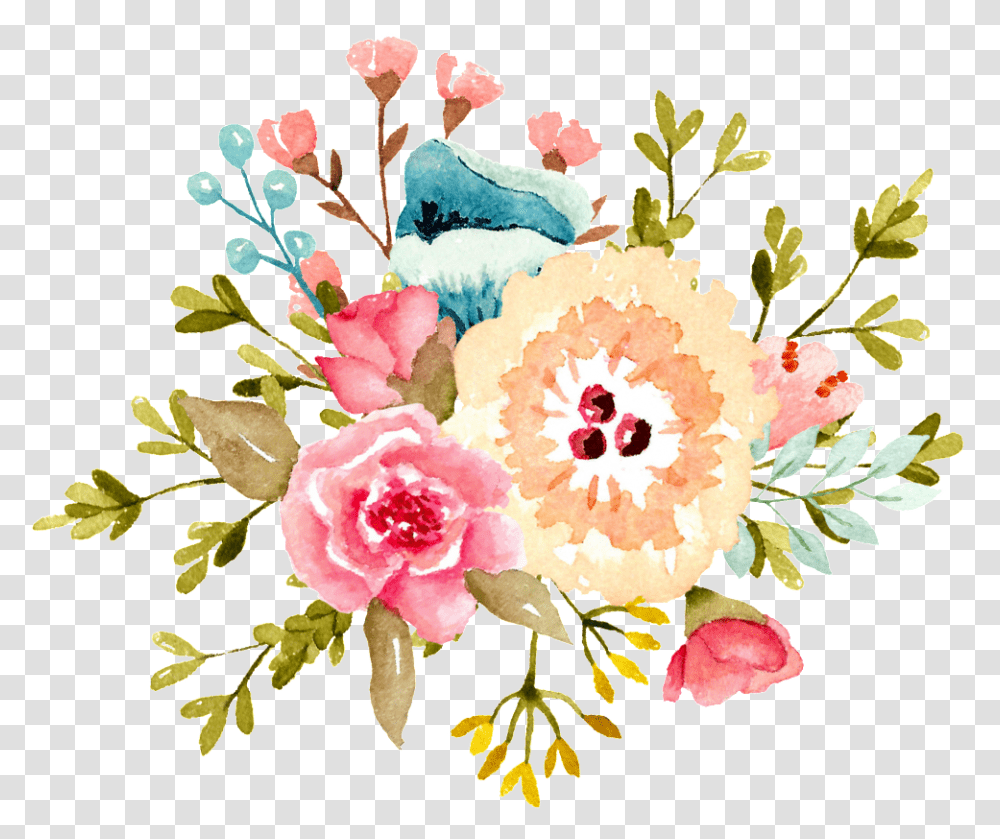 Download Pretty Flower Cartoon Flower Cartoon Portable Network Graphics, Floral Design, Pattern, Plant, Blossom Transparent Png