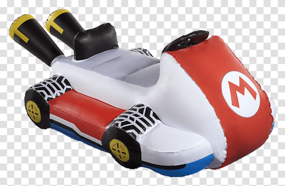 Download Previous Mario Kart Inflatable Car, Transportation, Vehicle, Clothing, Bumper Transparent Png