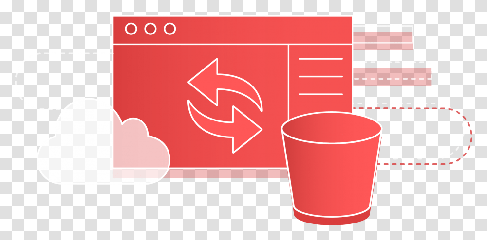 Download Primary Storage Icon Cup, Coffee Cup, Text, Plot Transparent Png