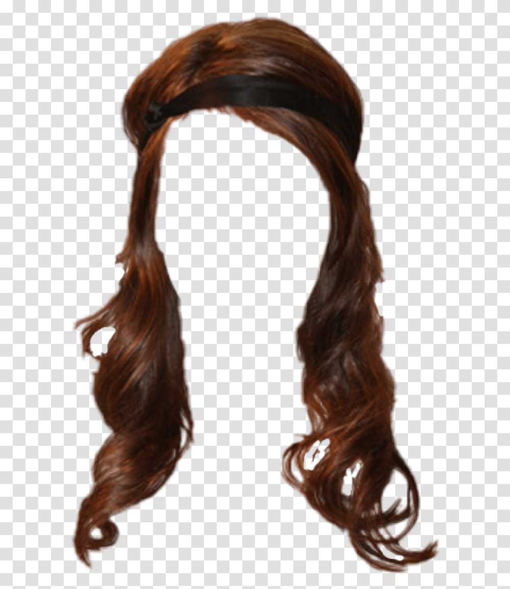 Download Promhair Longhair Wig Report Long Hair, Clothing, Apparel, Wood, Person Transparent Png