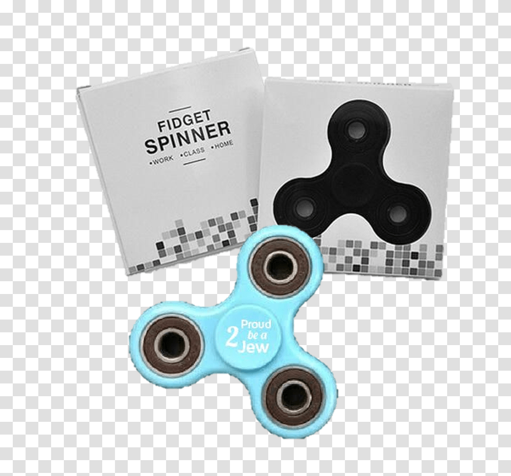 Download Proud 2 Be A Jew Fidget Hand Spinner Box Light Blue Fidget Spinner, Electronics, Text, Video Gaming, Remote Control Transparent Png
