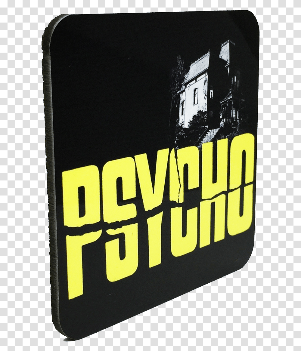 Download Psycho Drink Coaster Psycho, Poster, Advertisement, Text, Alphabet Transparent Png