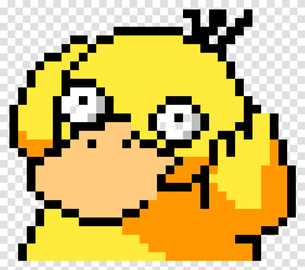 Download Psyduck Anime Pixel Art, Pac Man Transparent Png