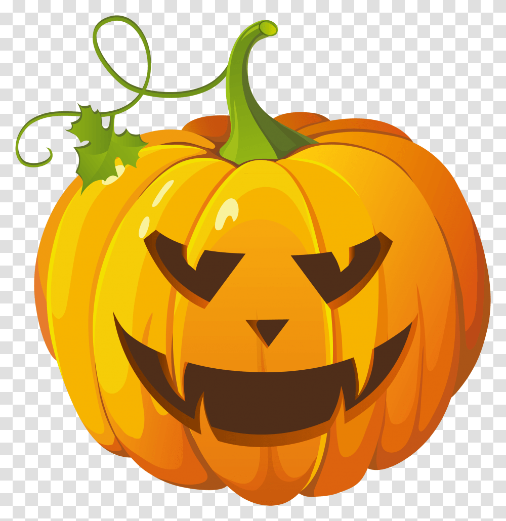 Download Pumpkins Background Halloween Pumpkin, Vegetable, Plant, Food Transparent Png