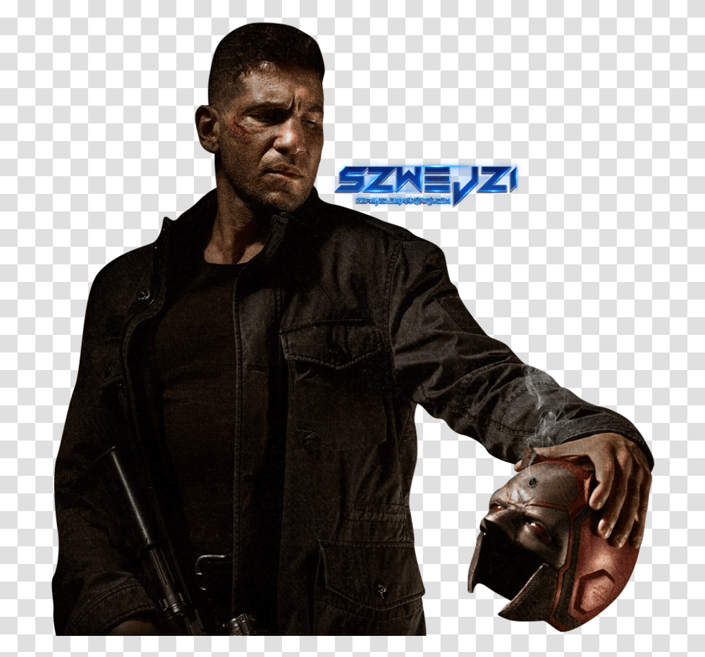 Download Punisher Image 1 For Designing Work Punisher Tv Show, Person, Human, Jacket, Coat Transparent Png