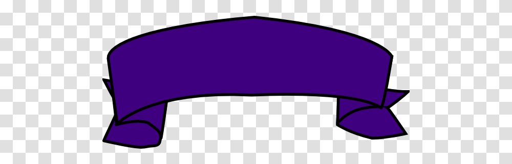 Download Purple Banner Blank Blue Ribbon Banner, Text, Clothing, Apparel, Symbol Transparent Png