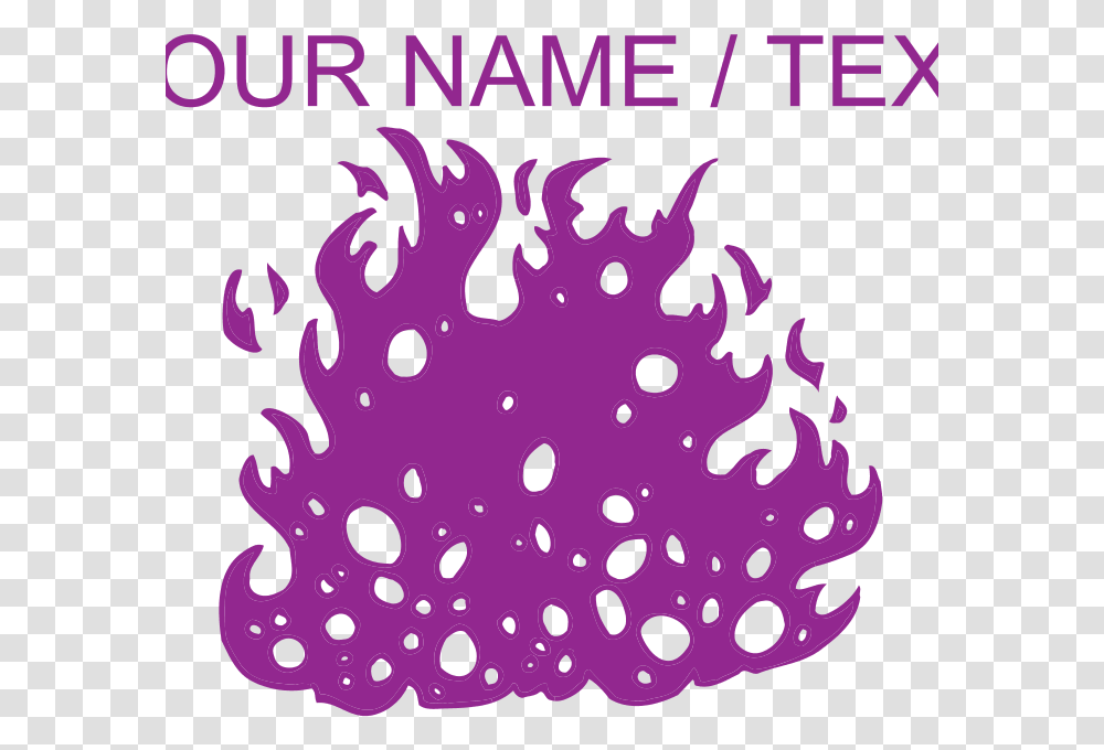 Download Purple Fire Tank Top Fire, Pillow, Cushion, Text, Poster Transparent Png