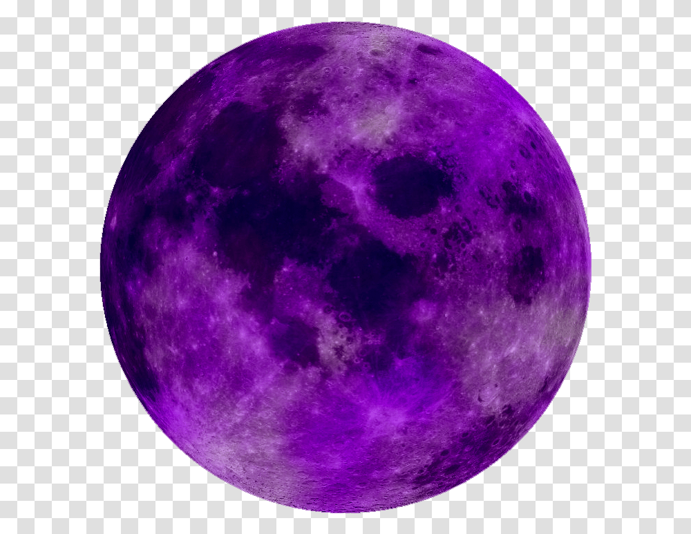 Download Purple Moon Purple Moon, Outer Space, Night, Astronomy, Outdoors Transparent Png