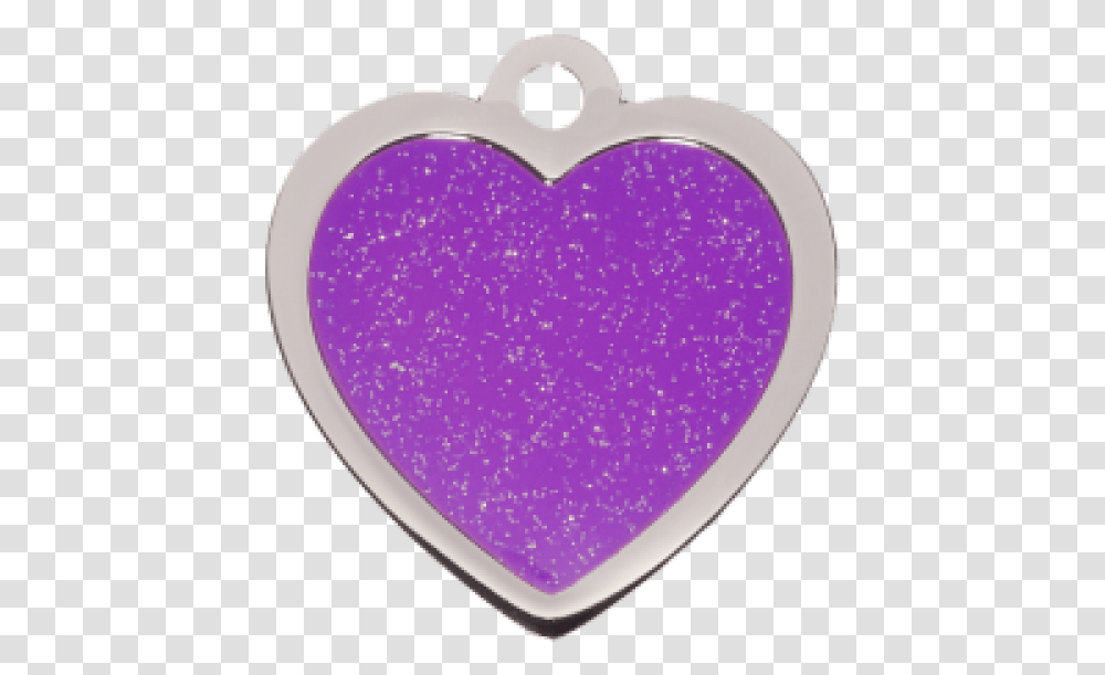 Download Purple Sparkle Heart Small Heart Full Size Heart, Rug, Glitter, Light Transparent Png